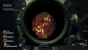 back 4 blood horda zombie en llamas